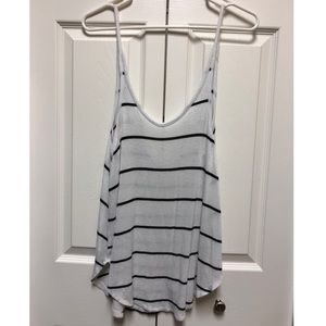 White striped tank top